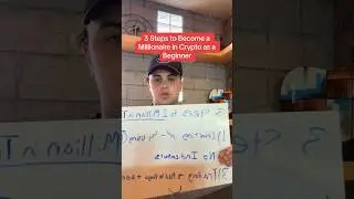 3 Steps to Become a Crypto Millionaire as a Beginner… (INSANE🫣)
