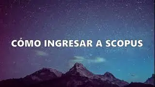 tutorial de busquedad en scopus