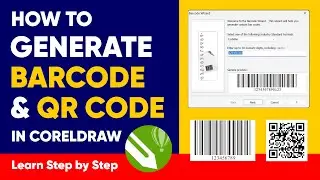 How to Create QR Code &  Barcode in CorelDraw | Creative Curv