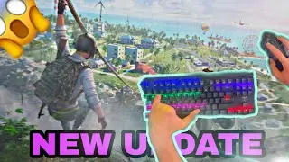 new update pubg mobile amizing handcam 😎Emulator Keyboard & Mouse 🙃😃