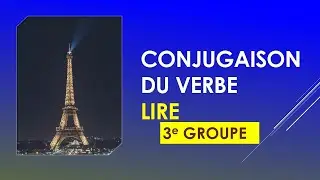 Verb "lire" (to read) conjugated in 8 common tenses