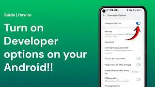 How to Enable Developer Options on Your Android Phone [ 2026]
