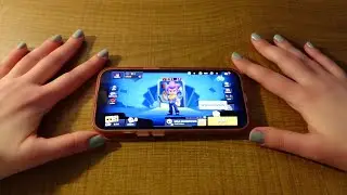 ASMR Playing Brawl Stars + gum chewing