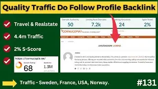 Quality Traffic Do Follow Profile Backlink | Best Backlink for Your Website #dofollowbacklinks