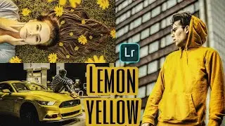 Lemon Yellow - Lightroom Mobile Presets DNG | Mobile Lightroom Tutorial | Premium Presets