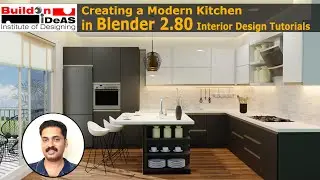 Creating a Modern Kitchen  | Blender 2.8 Interior Design Tutorials