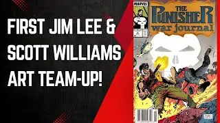 First Scott Williams Inking Jim Lee! Punisher War Journal #4, Carl Potts, Marvel Comics, 1989
