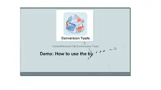 Using the built in scheduler to convert a folder of files.