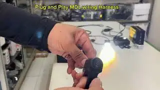 Plug and Play MDL wiring harness using senlo T1 plus mini driving light