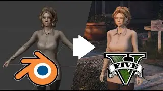 GTA V - Ped Modding Tutorial - From Blender to GTA V with Sollumz