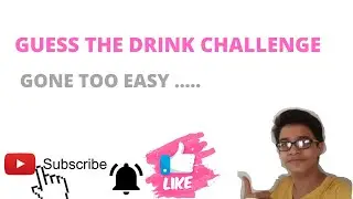 GUESS THE DRINK CHALLENGE |  * GONE TO EASY * | THE ROYALE PLACE |