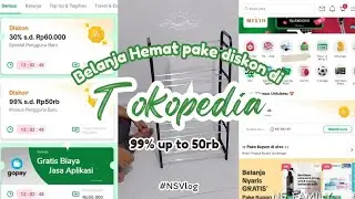 BELI RAK SEPATU DI TOKOPEDIA CUMAN 6000AN AJA?! | Belanja pake DISKON 99% UP TO 50RB