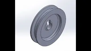 REVOLVE EXERCISE||PULLEY IN SOLIDWORKS