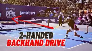 Mastering Two Handed Backhand Drive in Pickleball - details that you may have missed