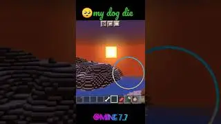 Minecraft my dog 🥺 @mine7.7 #minecraft #youtubeshorts #shorts #short