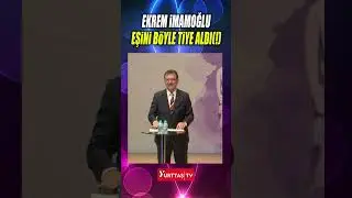 Dilek İmamoğlu konuşmasından sonra kürsüye çıktı eşini tiye aldı! 