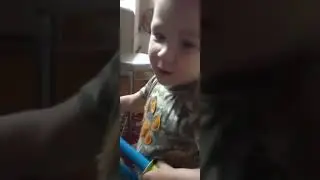 «Наша Таня громко плачет» Динарик 2года.