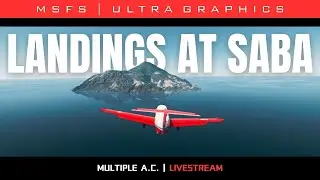 Messing around at Saba | Short Runway Landings