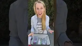 Keeping supplies in your car as you travel from appointment to appointment #fostercare #foster