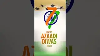 Happy Azaadi Diwas India, Social Media Motion Graphics #lazydesigner #motiongraphicsdesign