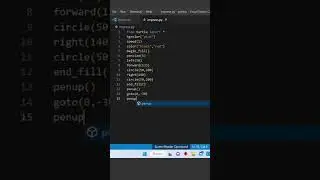 Code Your Crush♥️| Python Turtle 🐢 Create a Heart 