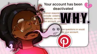 so my Pinterest account got suspended