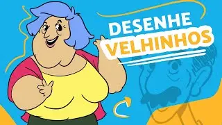 Cartoons 36 - Como desenhar idosos - Características principais