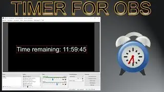 Timer / Countdown intregrated in OBS (easy explained)