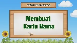 Membuat Kartu Nama