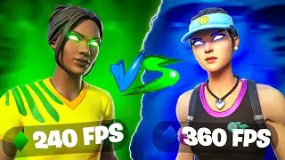 I Hosted a 240FPS vs 360FPS PLAYERS 1v1 Tournament for $100!