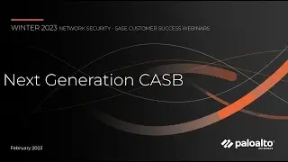 Next Generation CASB