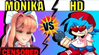 Friday Night Funkin' VS Monika HD 🔞 Full Week (UNCENSORED) HARD - FNF Mod