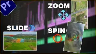 Preset chuyển cảnh Zoom, Slide, Spin "bao mượt" cho Adobe Premiere Pro.