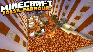 Minecraft 1V1 FOSSIL PARKOUR RACE! with PrestonPlayz & LandonMC