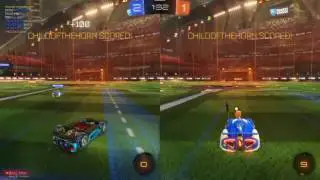 Do you even see me? Rocket League Goal 2 Goal Arial