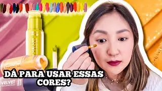 Testei as 3 NOVAS CORES de BT VELVET - Bruna Tavares