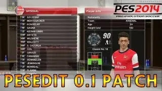[TTB] PES 2014 - PESEDIT 2014 PATCH 0.1 - Premier League Teams