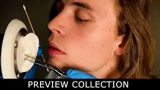 ASMR DEEP Ear Cleaning Preview Collection for Sleep & Tingles (up close, whispering, ear to ear)