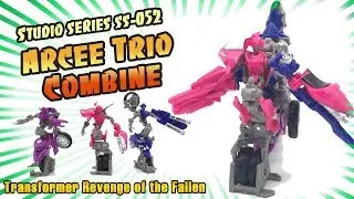 Transformer Studio Series Arcee Trio Combine Review