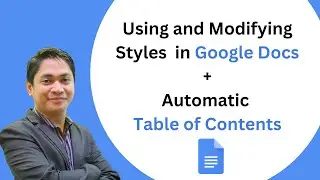 Automating Formatting of Heading and Creating of Table of Contents in Google Docs