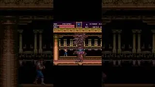 Castlevania Bloodlines: Death's Card II (The Golem) Miniboss - Sega Genesis