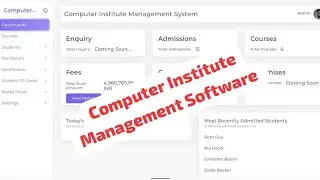 Computer Institute Management Software... ✅