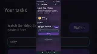 Secrets About Telegram | TapSwap Video Code | 5 November TapSwap Youtube Video Code