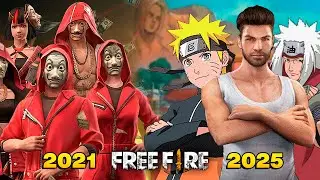 VUELVO DESPUES de 4 AÑOS a FREE FIRE  por NARUTO!!