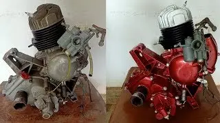 Two stroke Engine full Restoration |  Two stroke Engine Restoration for home made off road buggy