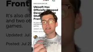 Ubisoft CANCELLED Ghost Recon 💀