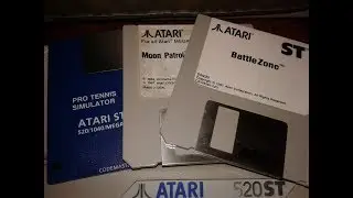 Atari ST Gameplay - Pro Tennis Simulator, Battlezone, and Moon Patrol