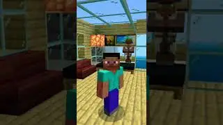 Подарил дом жителю в minecraft за 1.5 млн $ #shorts #minecraft