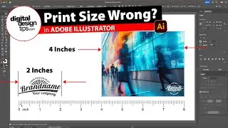 How to Make Print Artwork Actual Size in Illustrator (Inches, MM, Pixels)