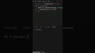 Hello World | Scala | 